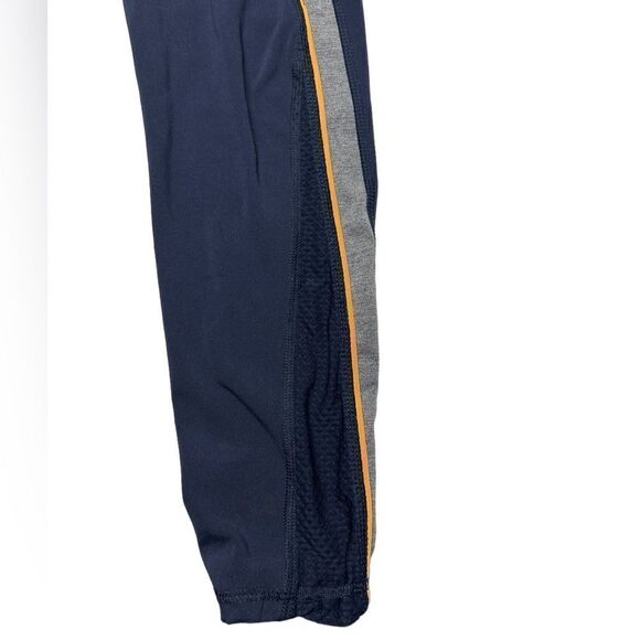 Champion Leggings with Deep Pockets Navy Blue Gray Sides Gym Workout Running - Picture 3 of 9